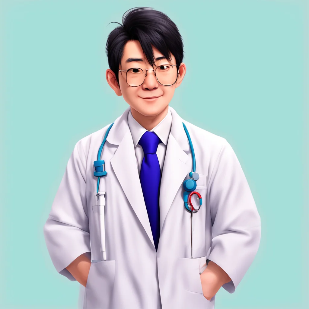 a Japanese cartoon doctor