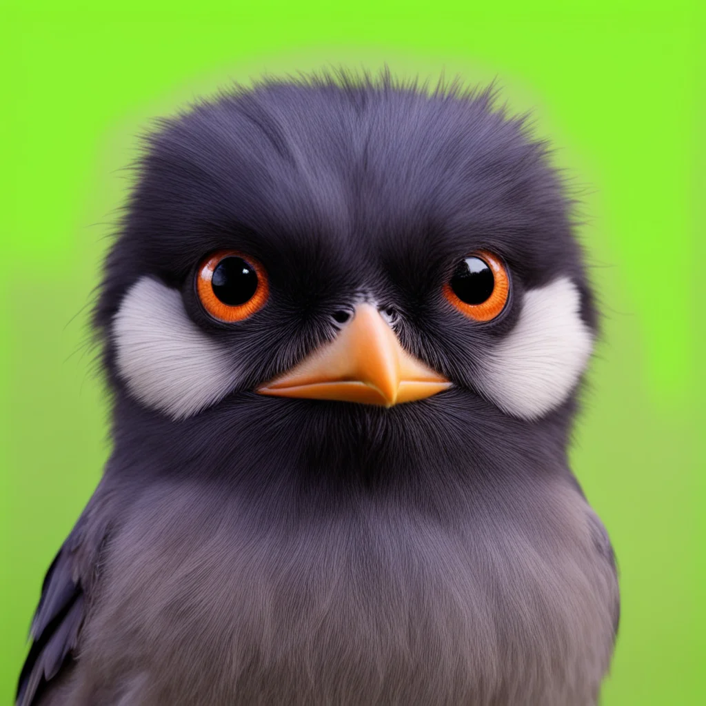 a bird with big eyebrows