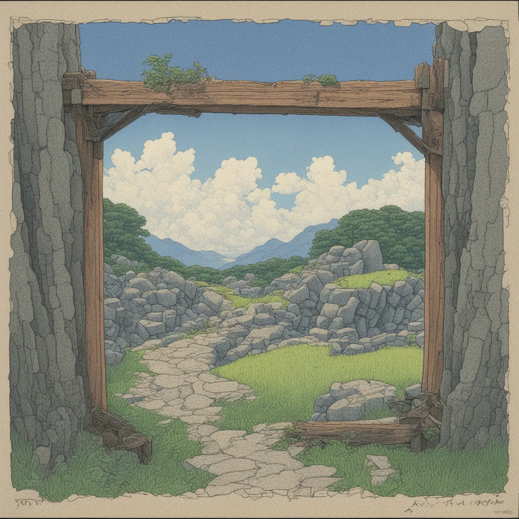 a broken frame by kawasi hasui