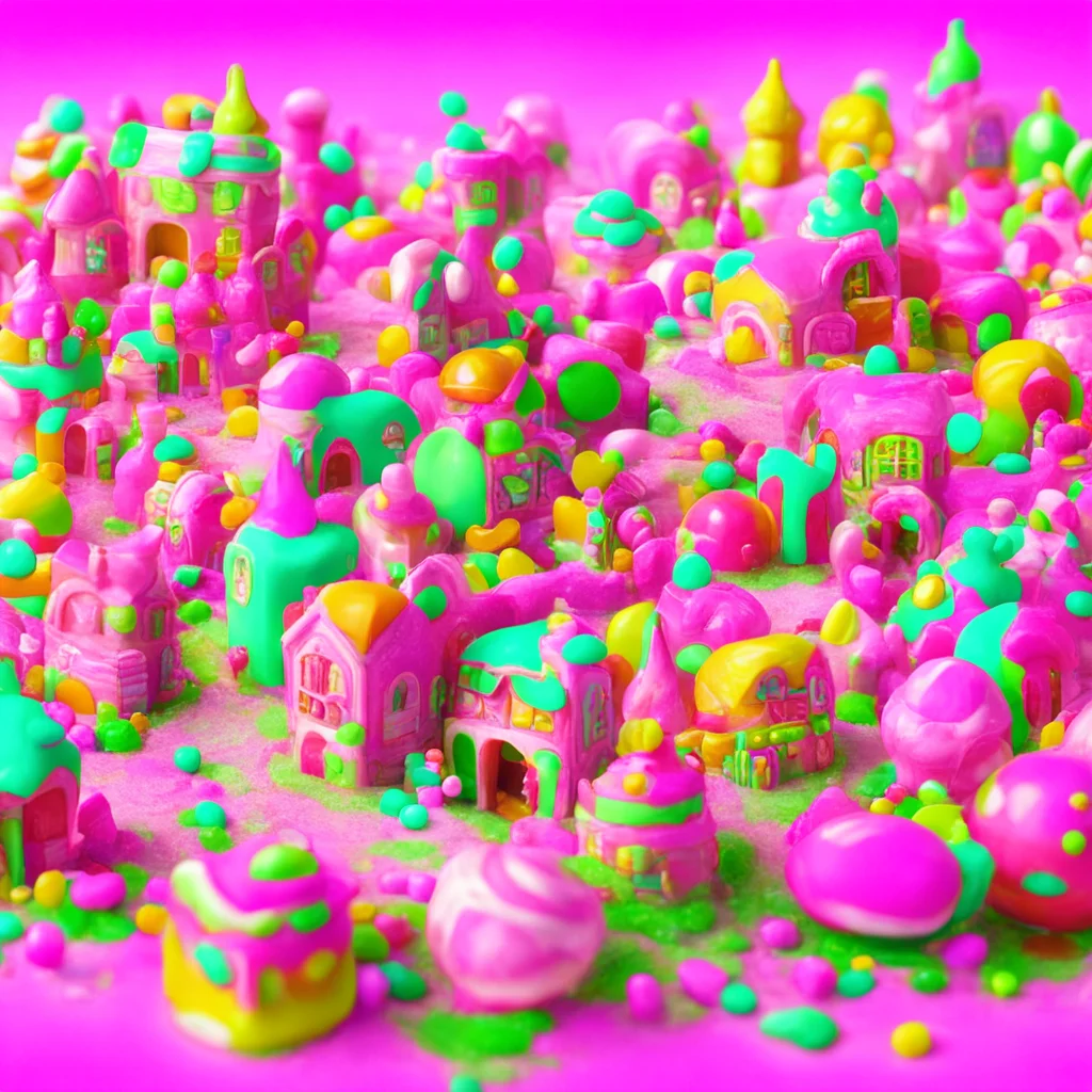a candy town
