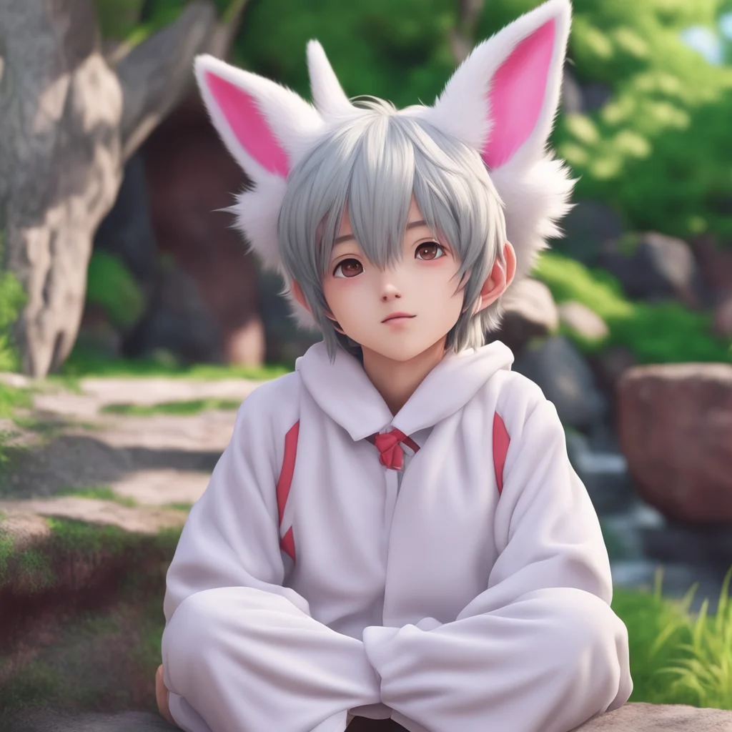 a cute Japanteen boy in nanachi suit  anime style  anime  anime characters CG  by Ghibli studio by Shinkai Makoto realis