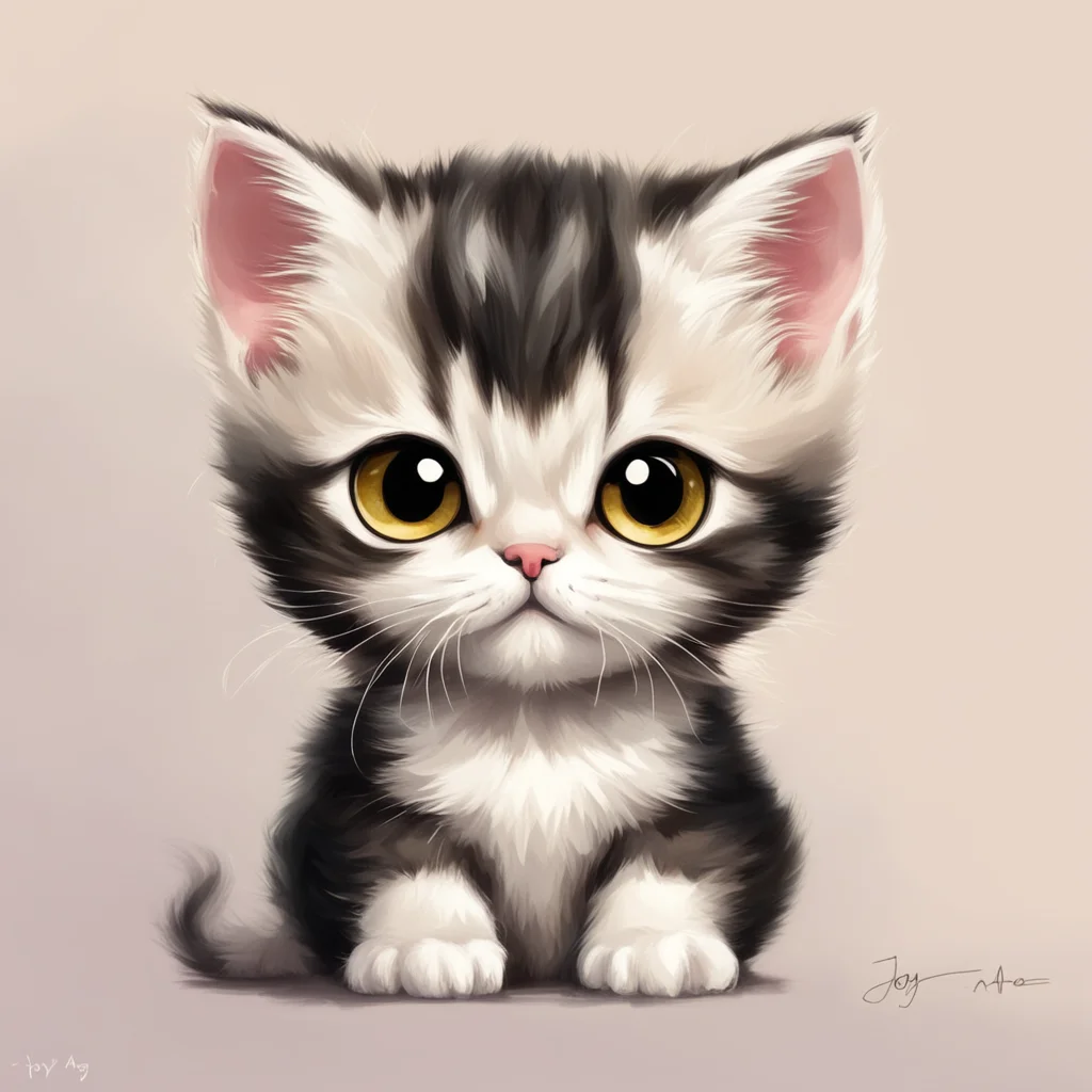 a cute little kitten by joy ang