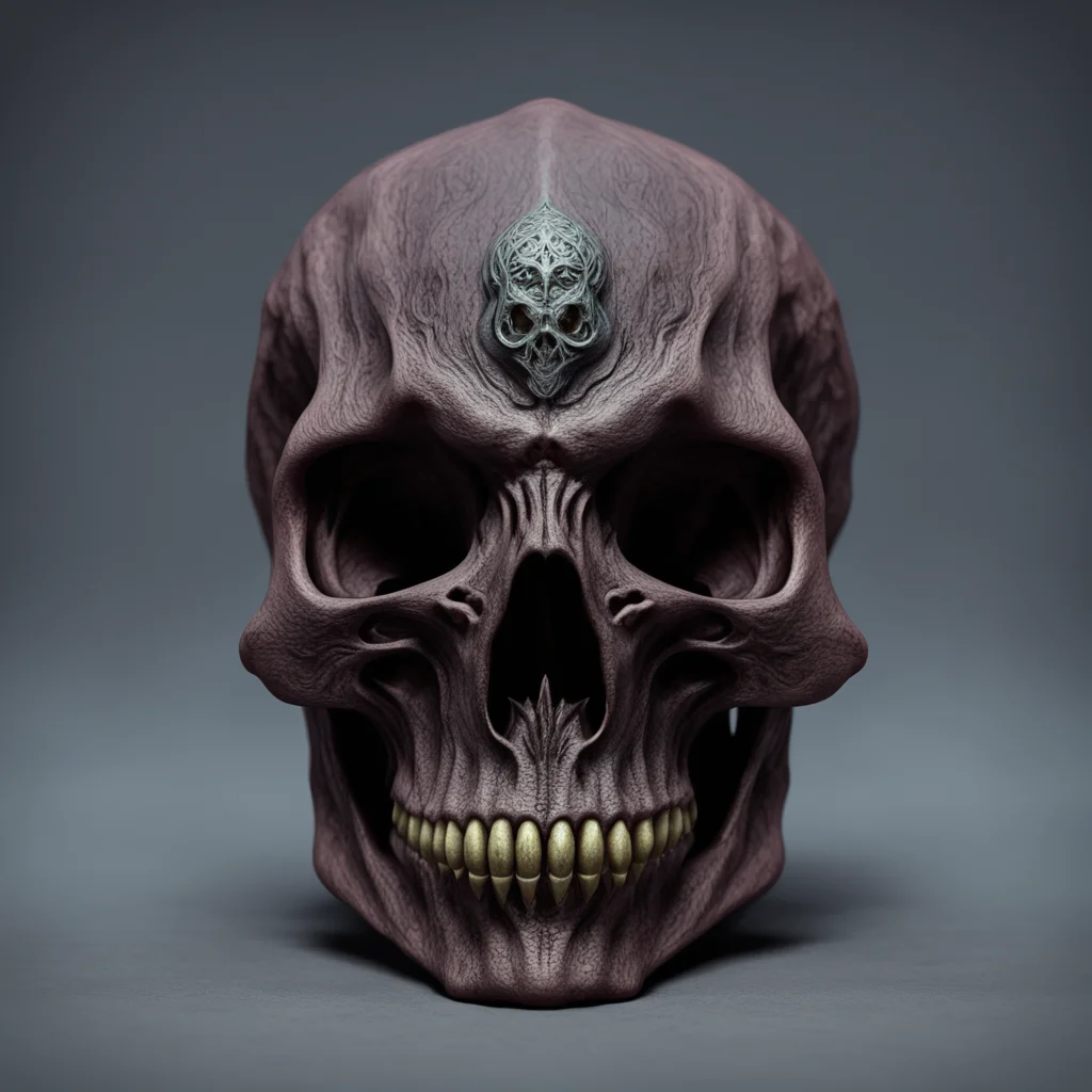 a dnd mindflayer skull highly detailed texture octane render cinematic lighting