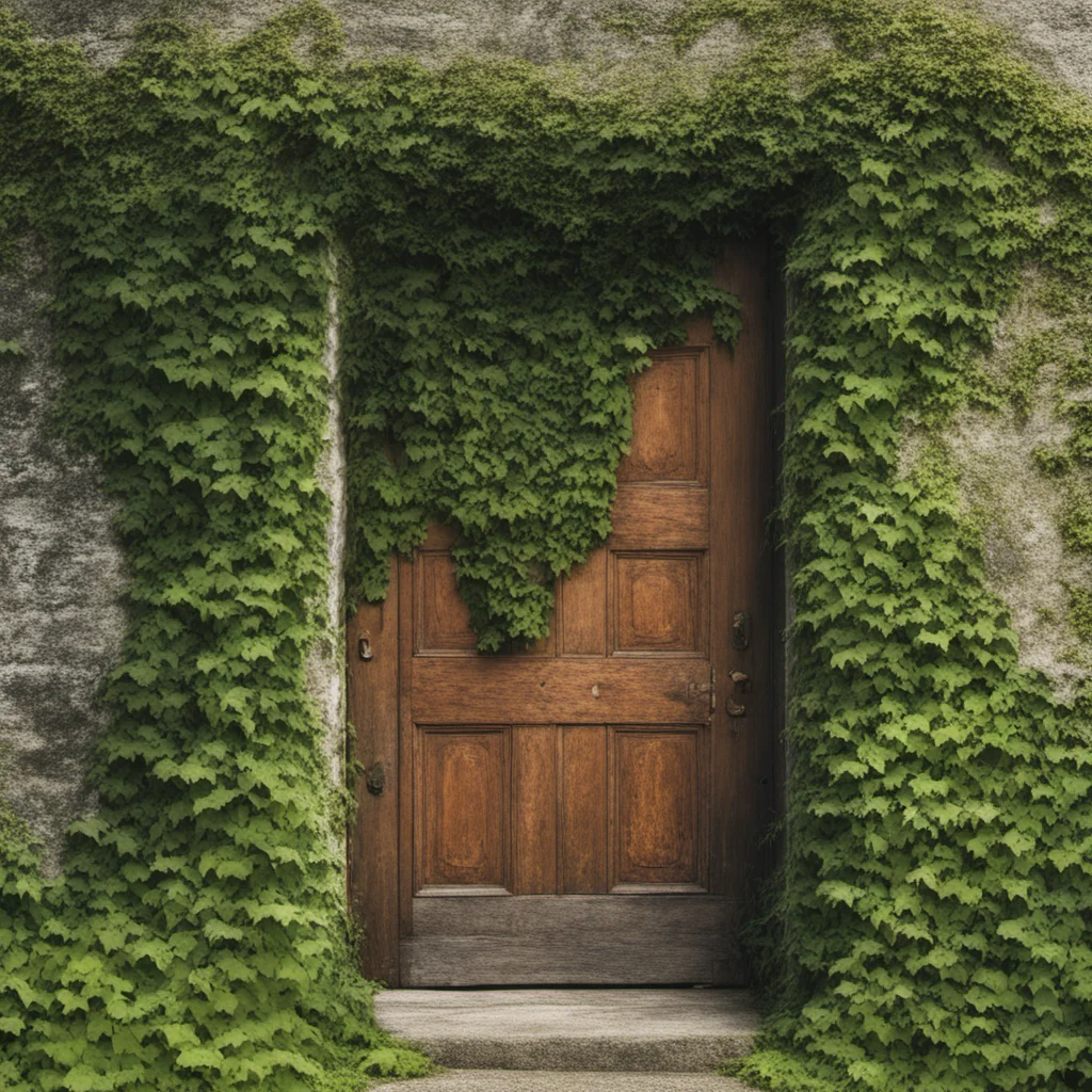 a door in overgrown ivy aspect 169