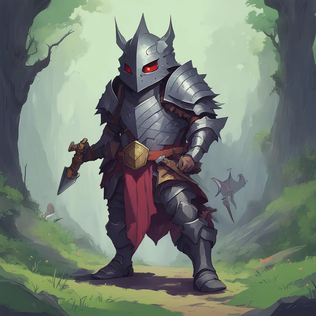 a dungeons & dragons knight in the style of ghibli w 1920 h 1080