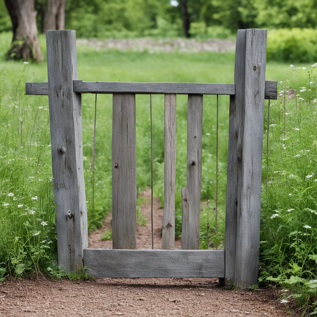 a little fence gate