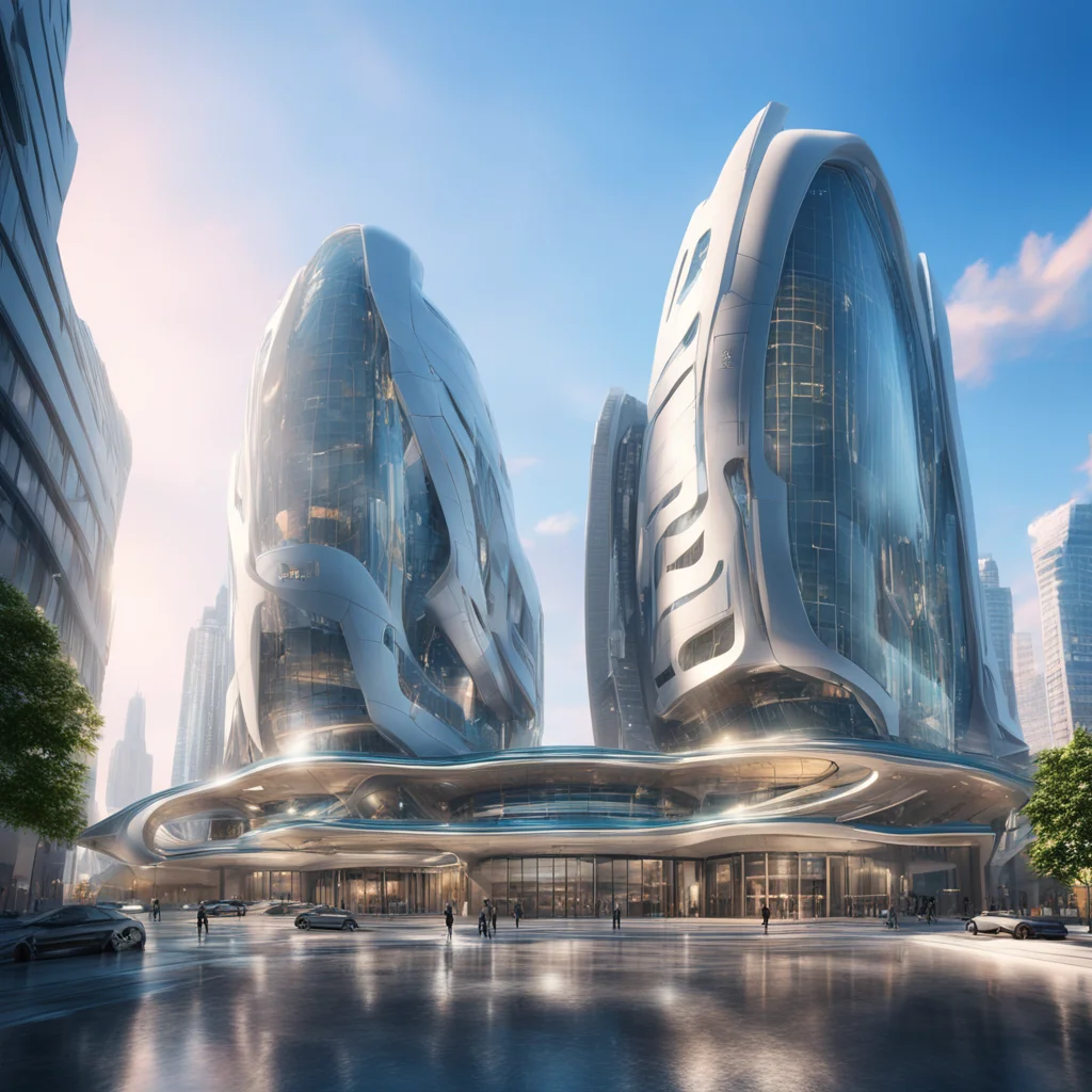 a magnificent building clean pristine futuristic 8k matte painting trending on arstation incredible post processing ligh