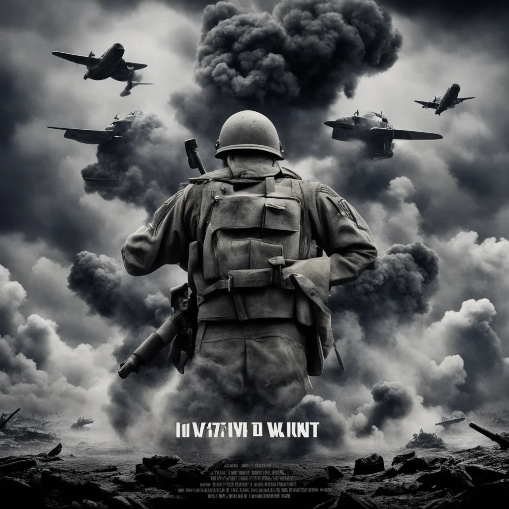 a movie poster about ww2 epic cinematic composition — ar 196