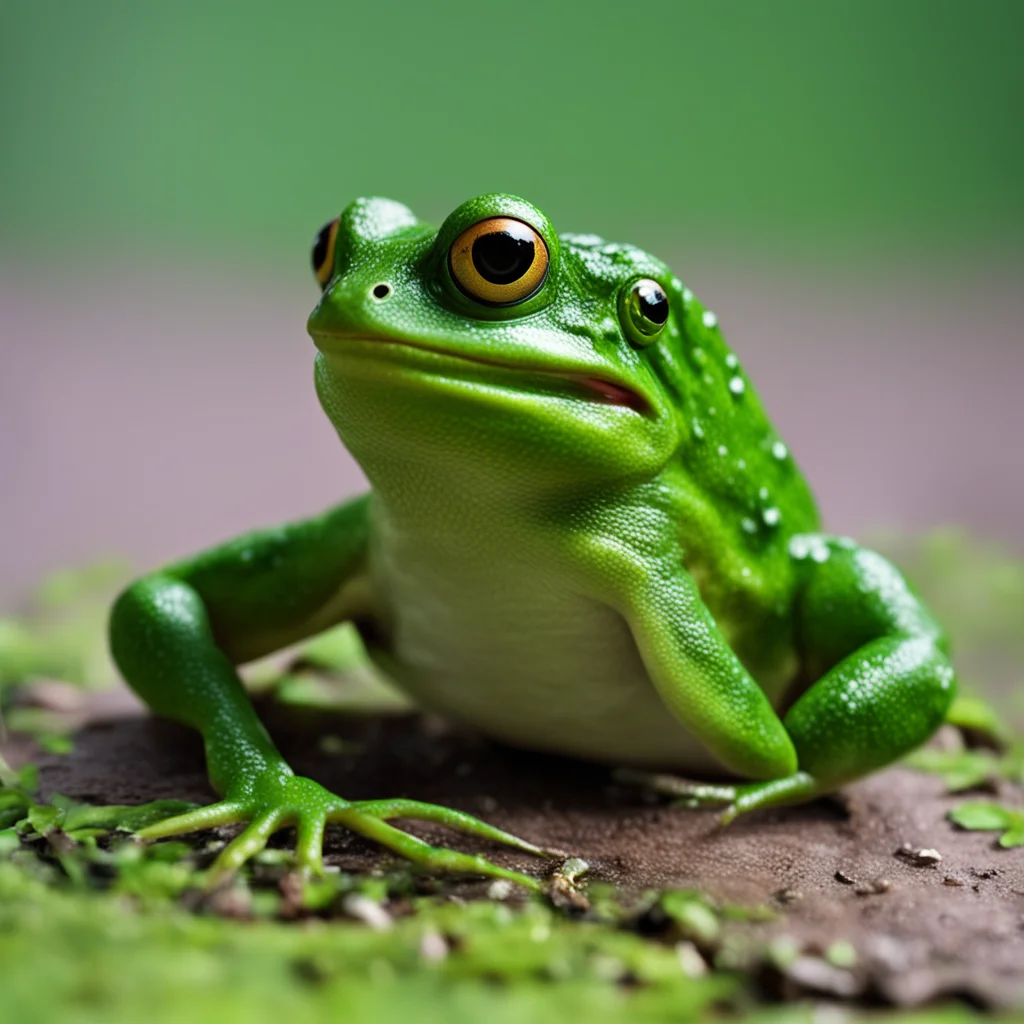 a photorealistic technological device that allows you to talk to frogs