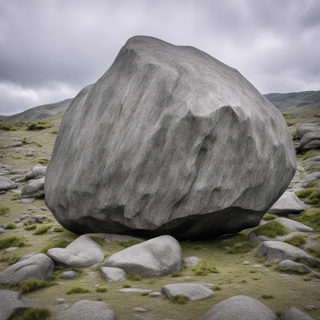 a really boring gigantic grey boulder