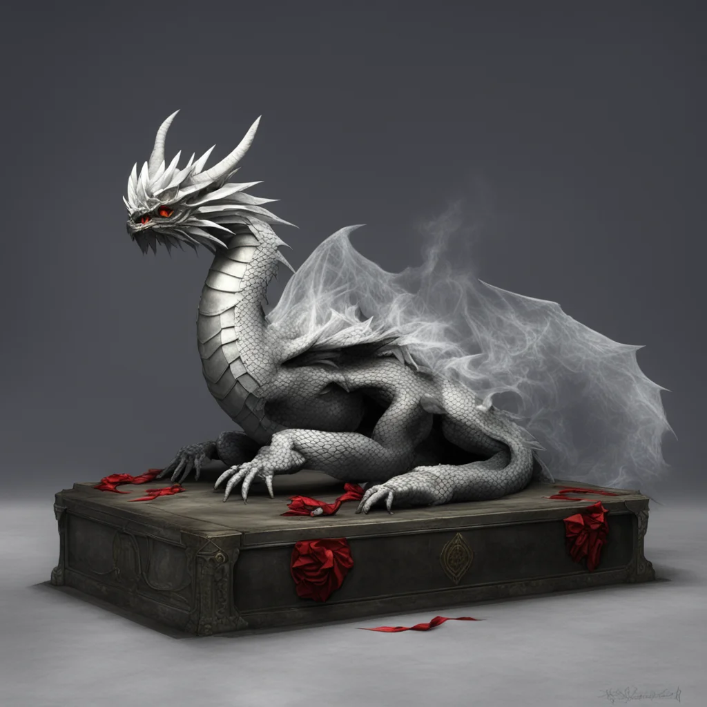 a seemingly dead present awaiting the resurrection of the silver dragon
