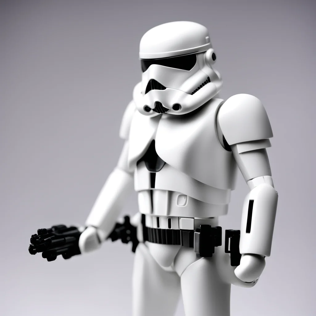 a stormtrooper action figure