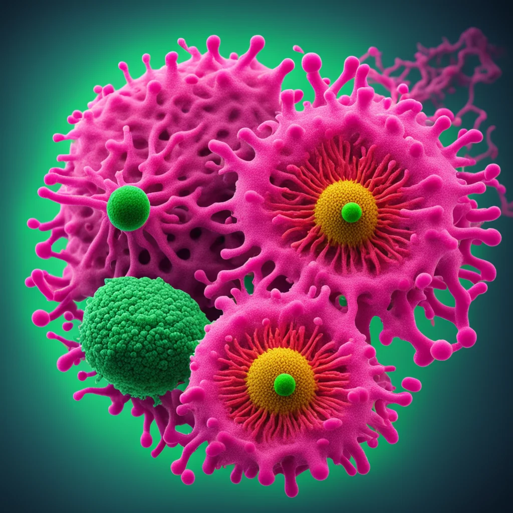 a virus and a bacteria cooking cells by christopher hart