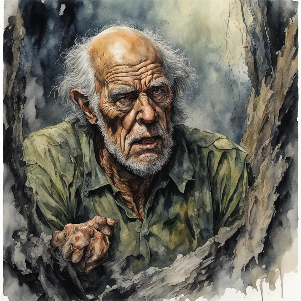 aAndrew Rothenberg super realistic watercolor 4k post processing highly detailed Bernie Wrightson aspect 810