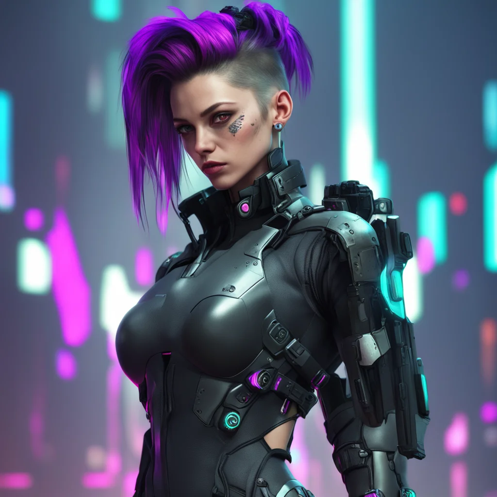an anarchist cyberpunk girl with a cyborg arm concept art portrait artstation realistic octane portrait hd ar 1021
