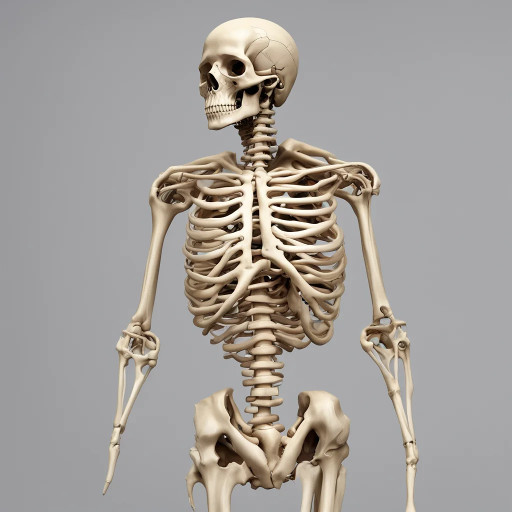 anatomical human anatomy skeleton beautiful detailed healing