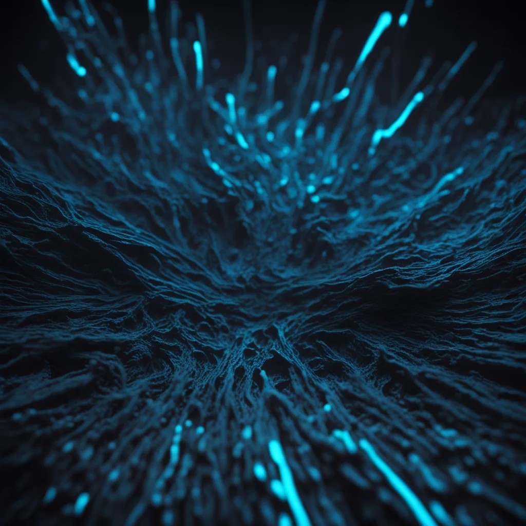 ash thorp octane photo real organic line 3d glowing blue dark moody insanely intricate detailed texture 8k atmospheric v