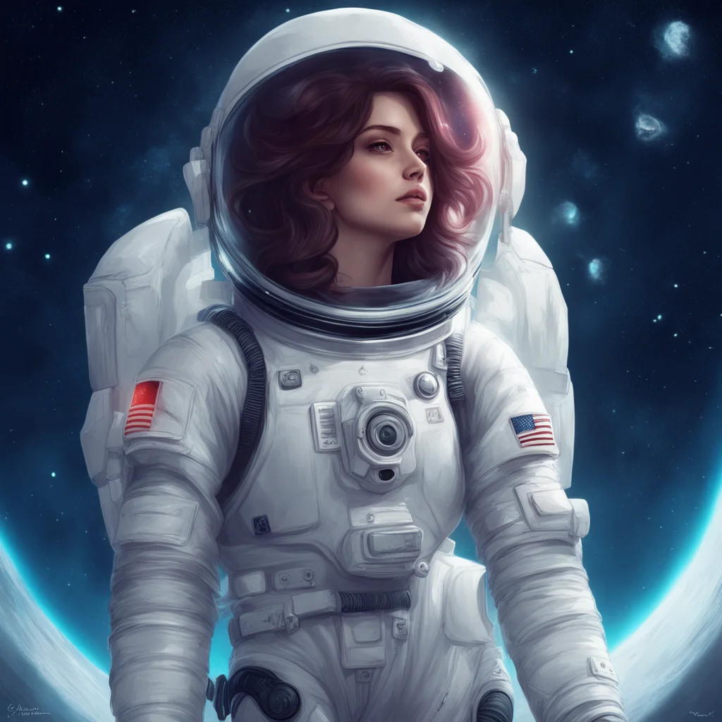 astronaut woman by scott kolins and charlie bowater illustration magical realism cgsociety contest winner