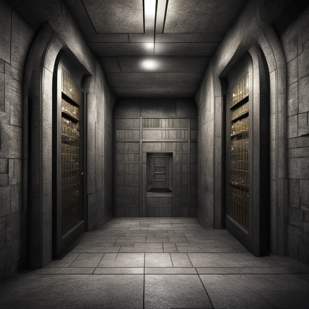 bank vault architecture dungeon room ar 916