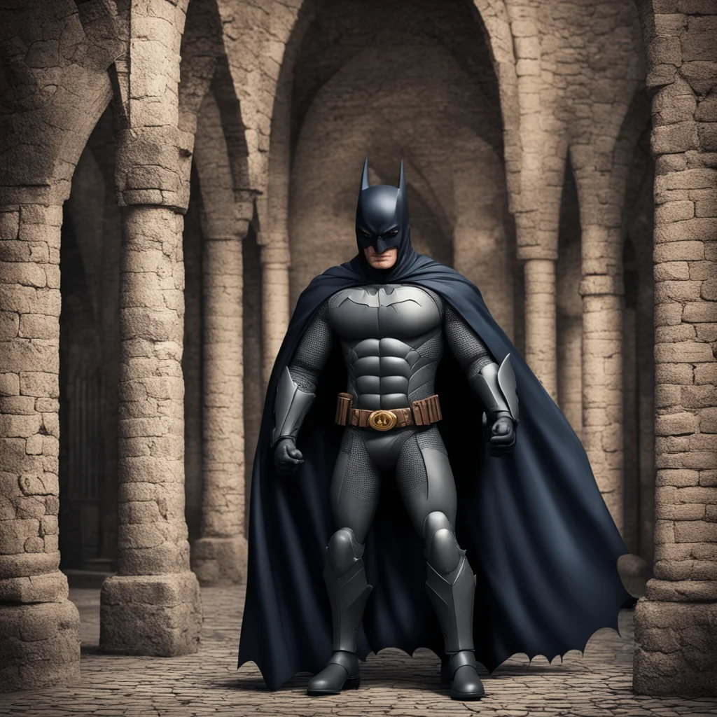 batman by boris in medieval setting poster ar 916