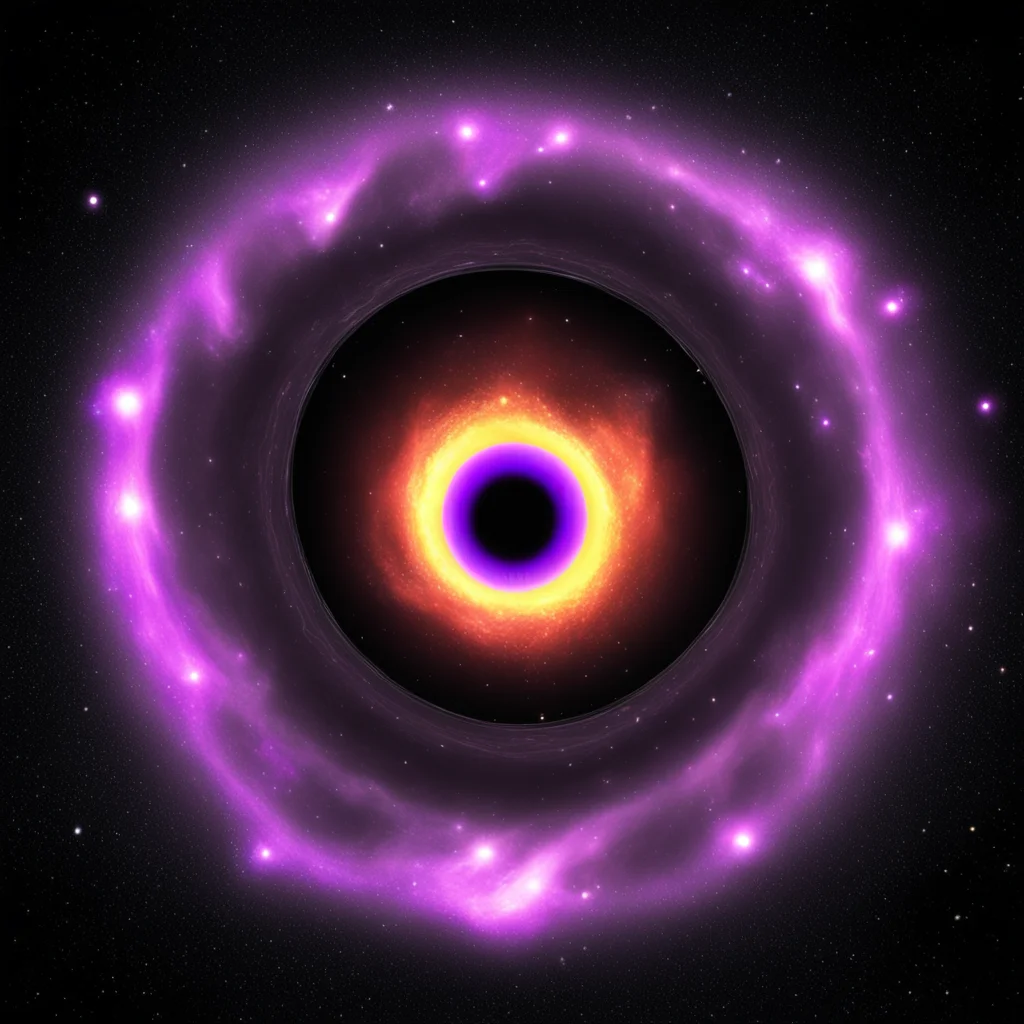 black hole super gravity particle disc cyberbunk galactic funk