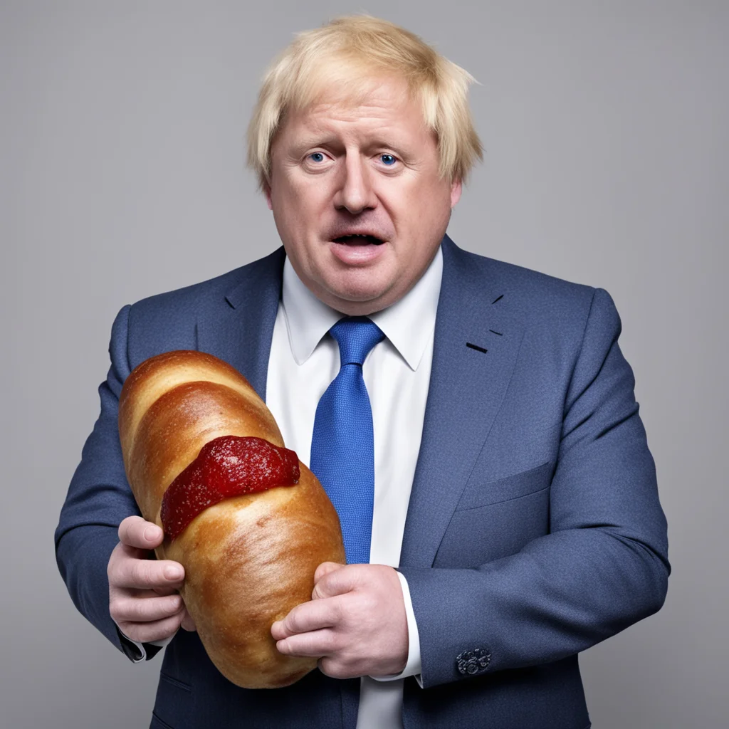 boris johnson combined with a fat sausage