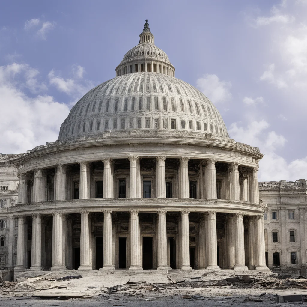 broken Capitol building