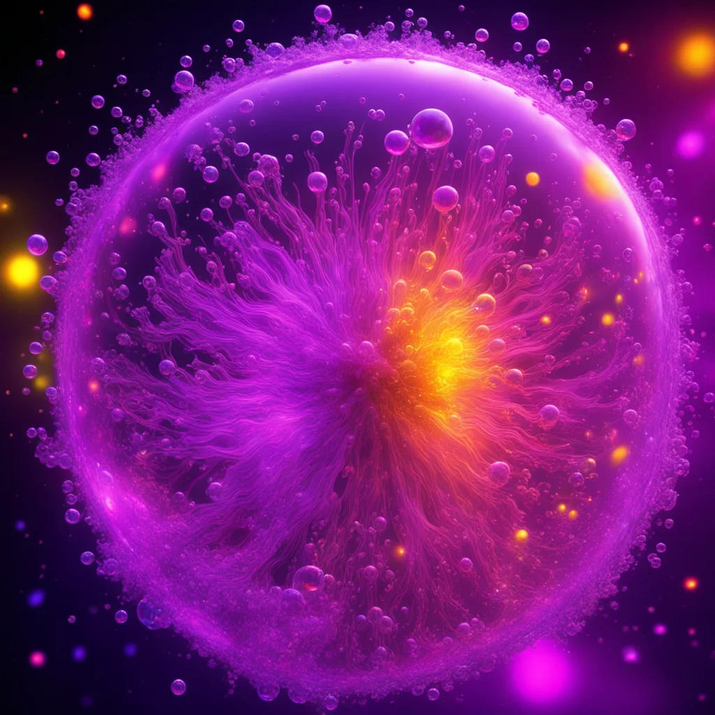 bursting chaotic particles maelstrom dmt portal mindwarp holographic connection soap bubbles complex organism particles 