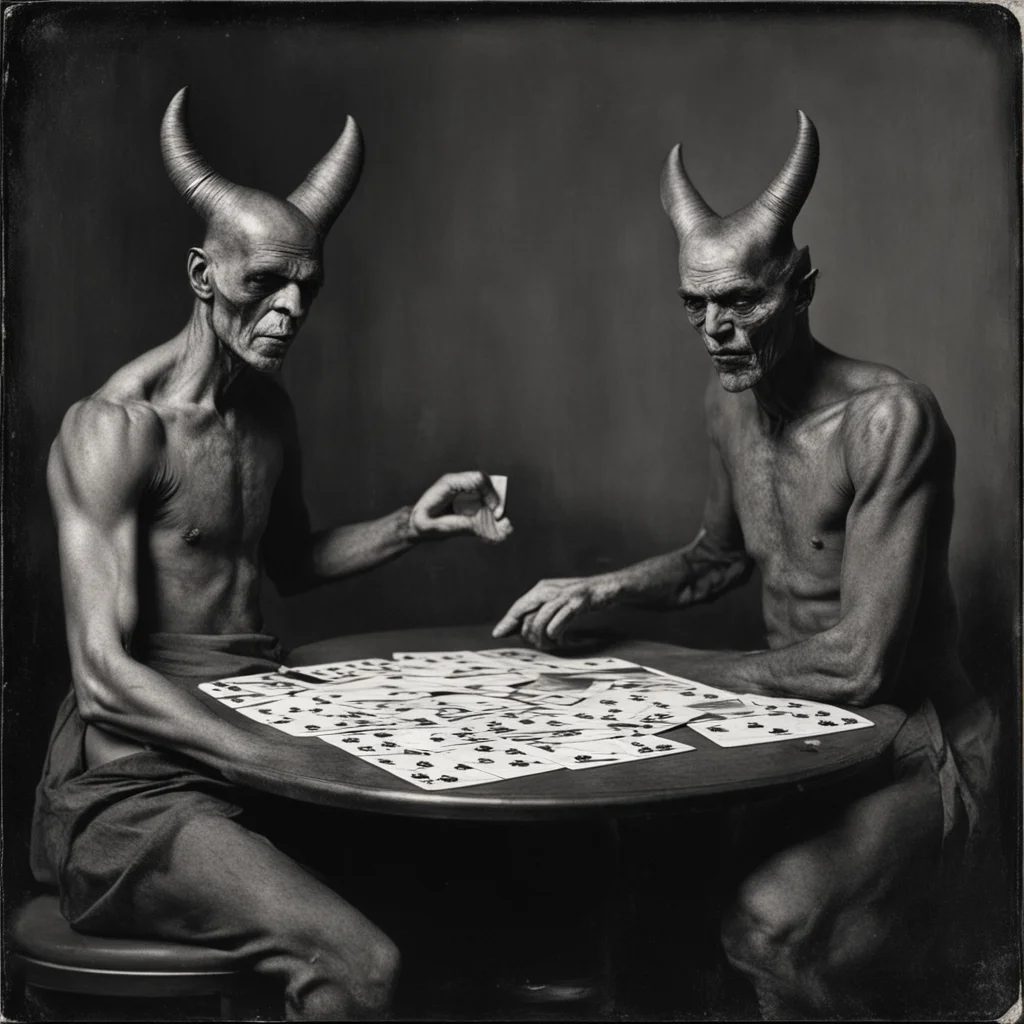 by Thomas Eakins Photographs Of Demons Playing Cards Selfie Anamorphic Shot Anamorphic ar 391
