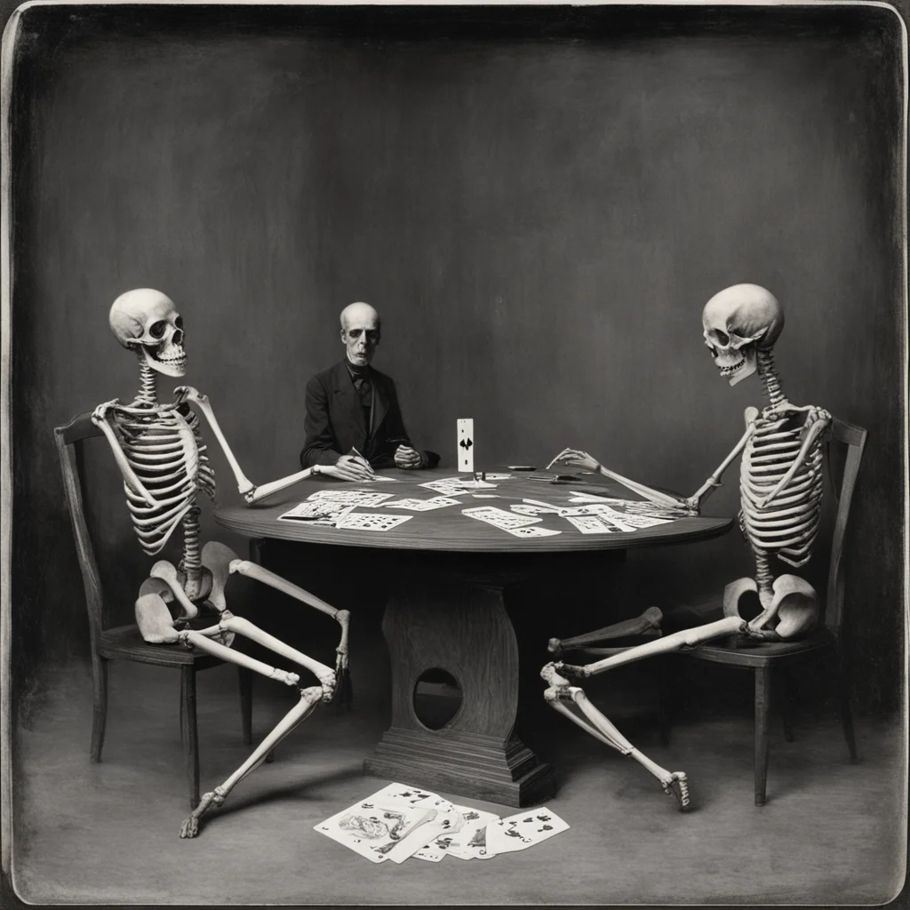 by Thomas Eakins Photographs Of Skeletons Playing Cards Anamorphic Shot Anamorphic ar 391