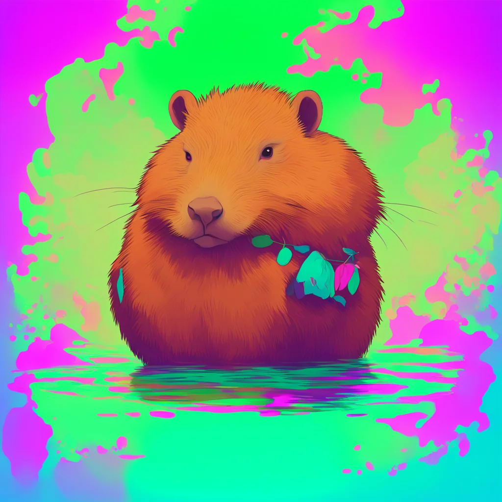capybara riding hero1 vector art03 digital flat Miyazaki Monet hd 8k03 D&D04 rule of thirds symmetrical palette centered
