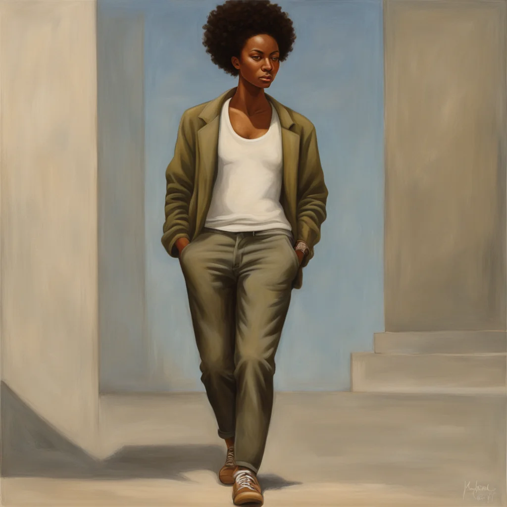 casual outfit by Kadir Nelson