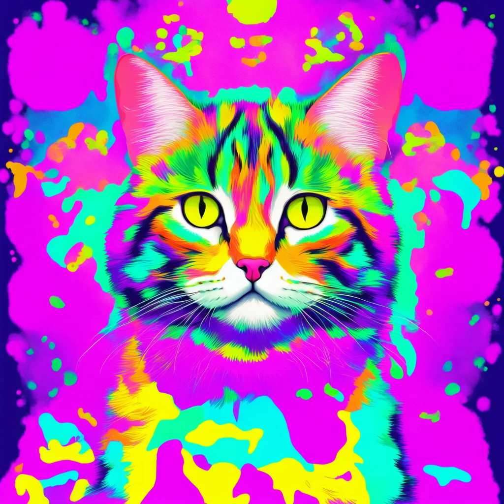 cat treat1 vector art03 digital flat Miyazaki Monet hd 8k03 D&D04 rule of thirds symmetrical palette centered02 colorful