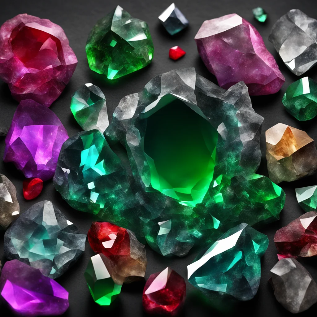 cavern15 brilliant gemstone10 geode diamond emerald ruby precious stones Gem Mineral & Fossil5 cinematic high detail 4K 