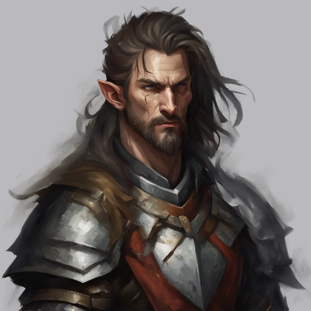 character warrior profile picture fantasy medieval dnd pathfinder painting ar 32