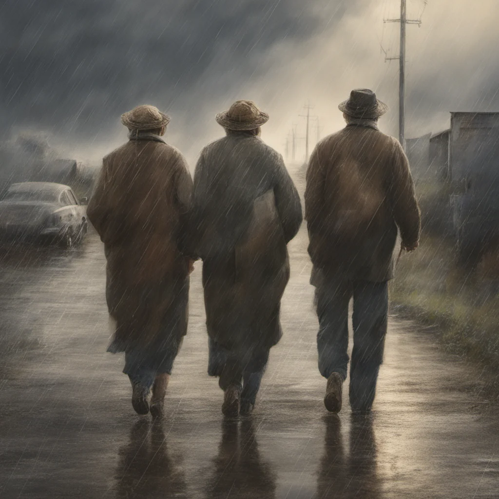 companions community crossing rainstorm far away bright the Great Depression ar 168