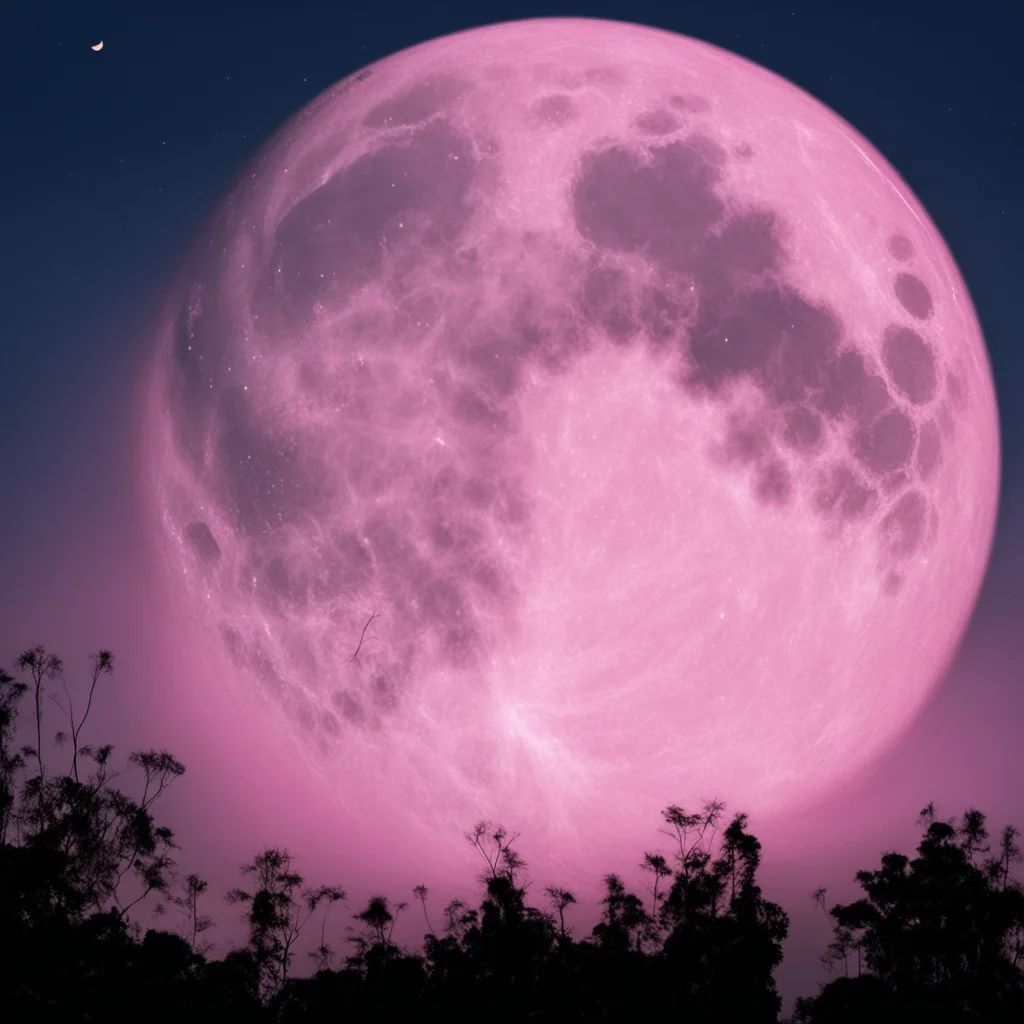 cotton candy moon