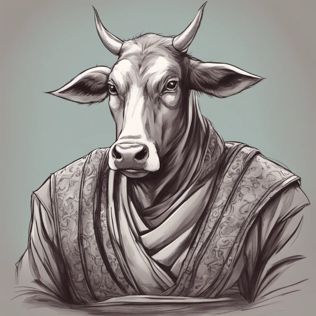 courtroom sketch of a cow ninja
