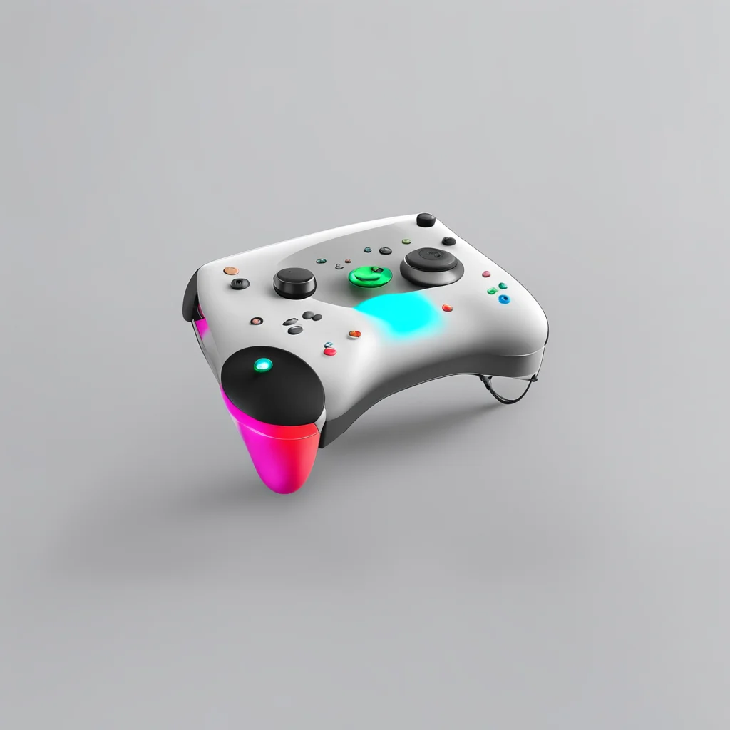 crayon alike controller with buttons for drawing in the air for creativity in virtual reality realistic product render