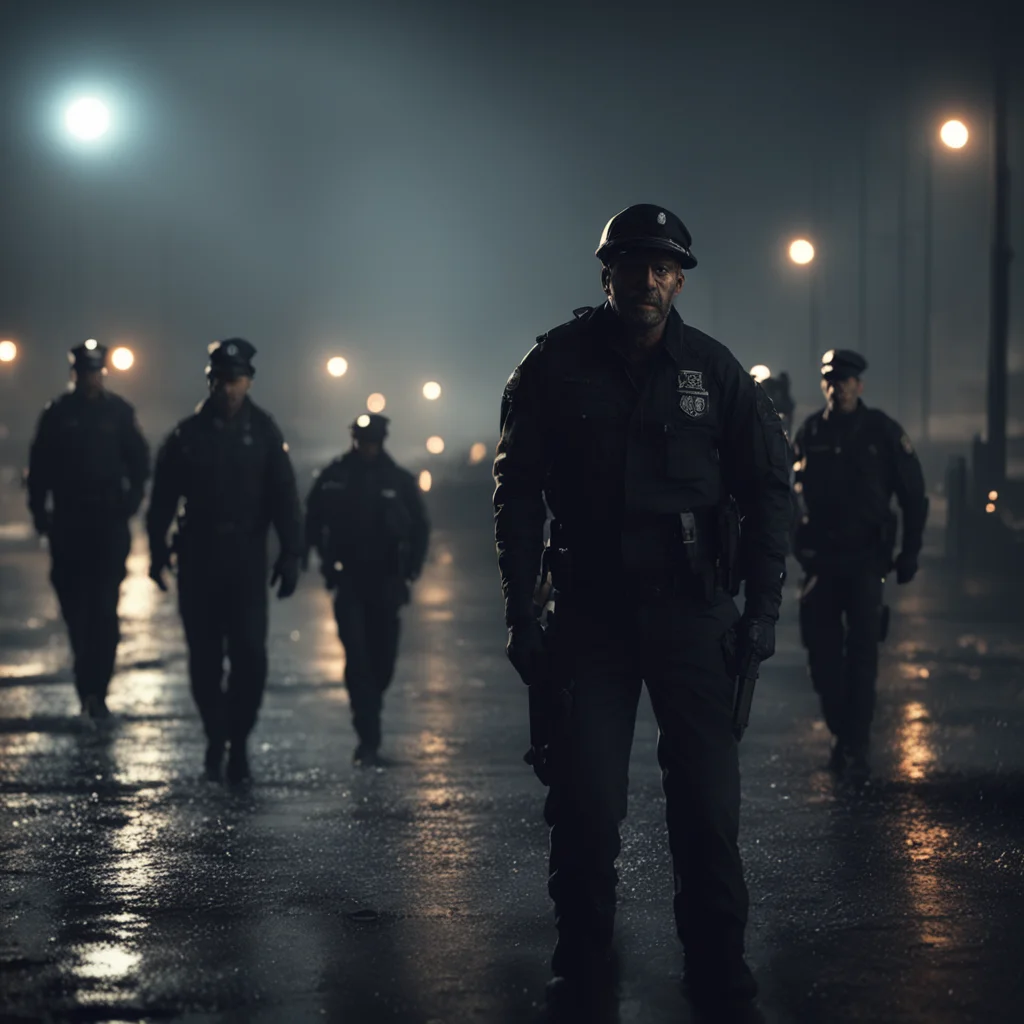 criminal scene  cinematic  octane render police dark dramatic lighting detailed trending on artstation —aspect 54