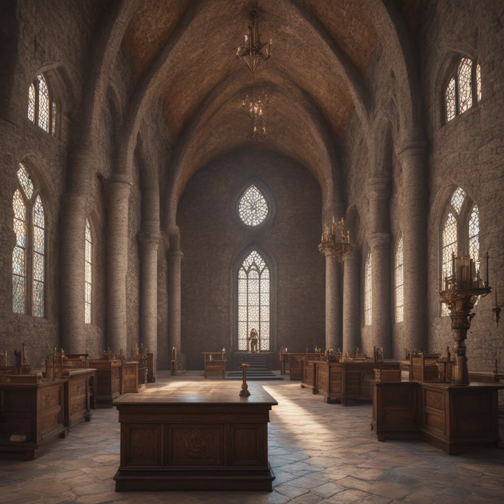 cult of tenebis  medieval chapel church 4k post processing highly detailed art station unreal engine  cinematography by 
