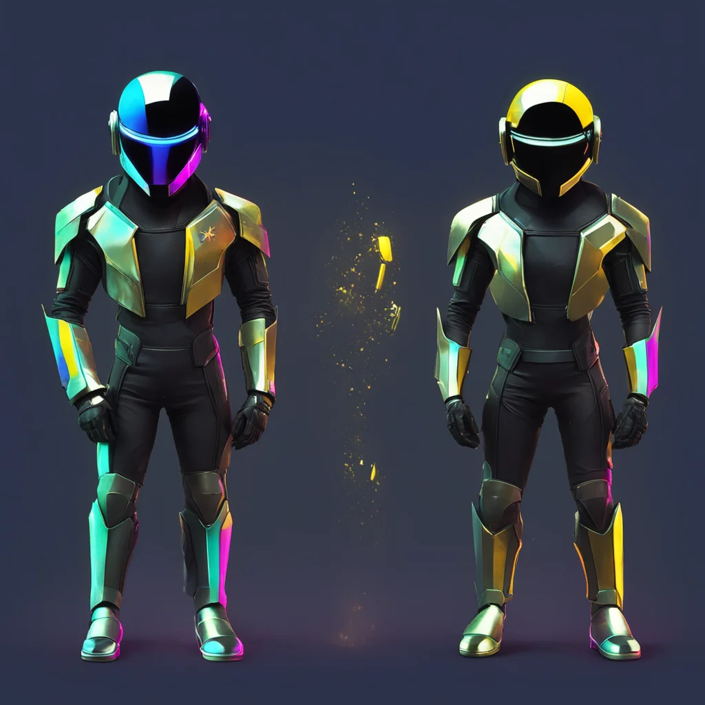 daft punk in the style of league of legends and arcane ar 34