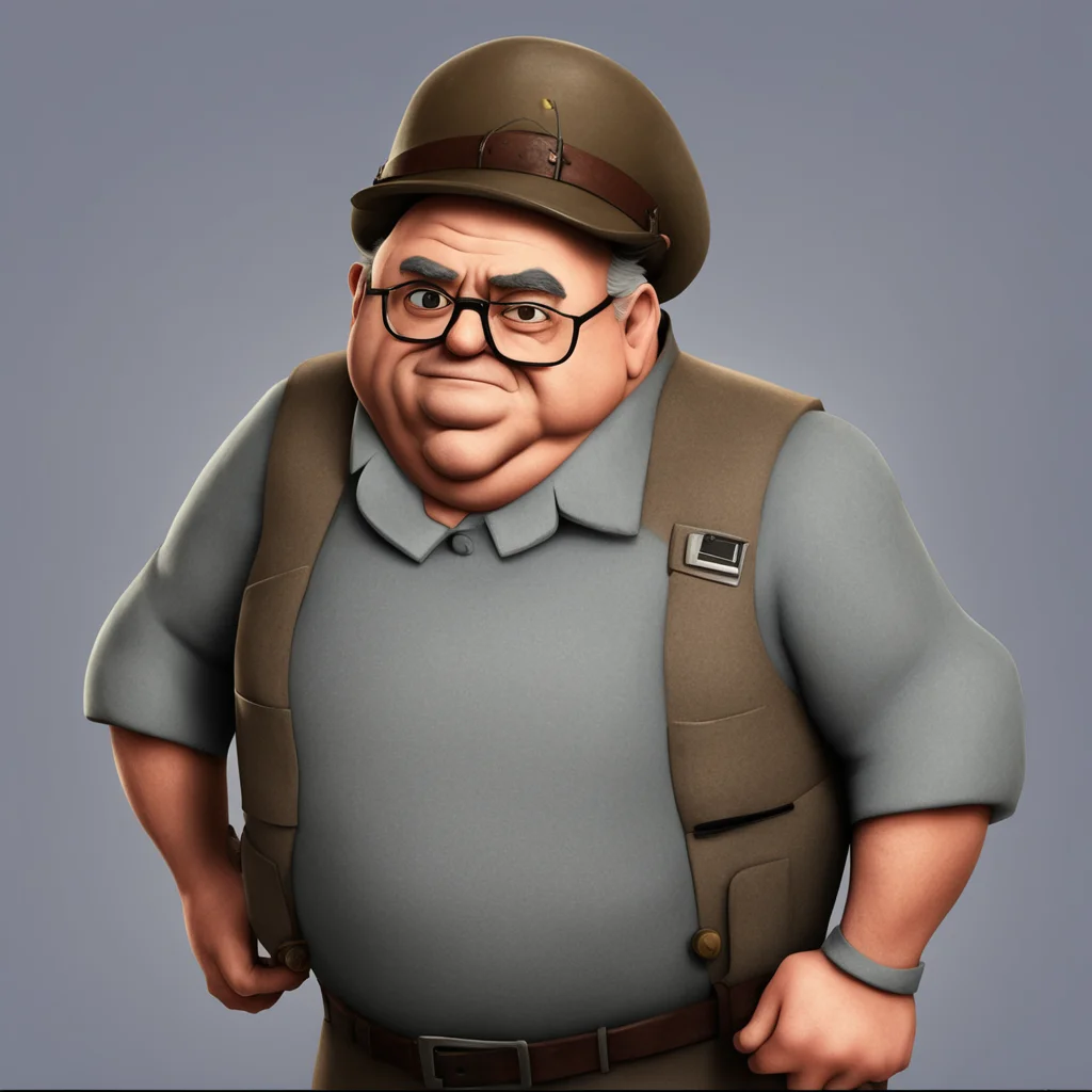 danny devito as the engineer from team fortress 2