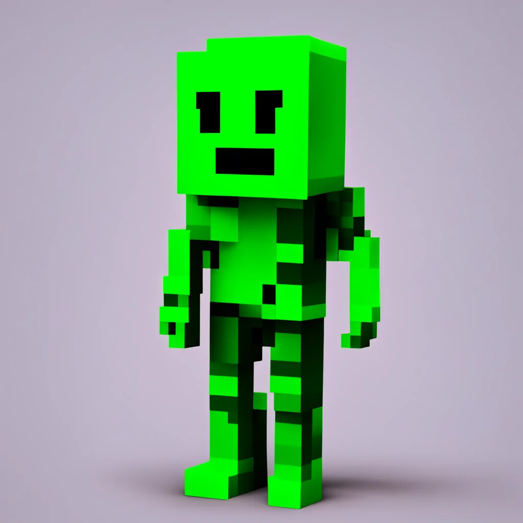danny devity as a creeper from minecraft