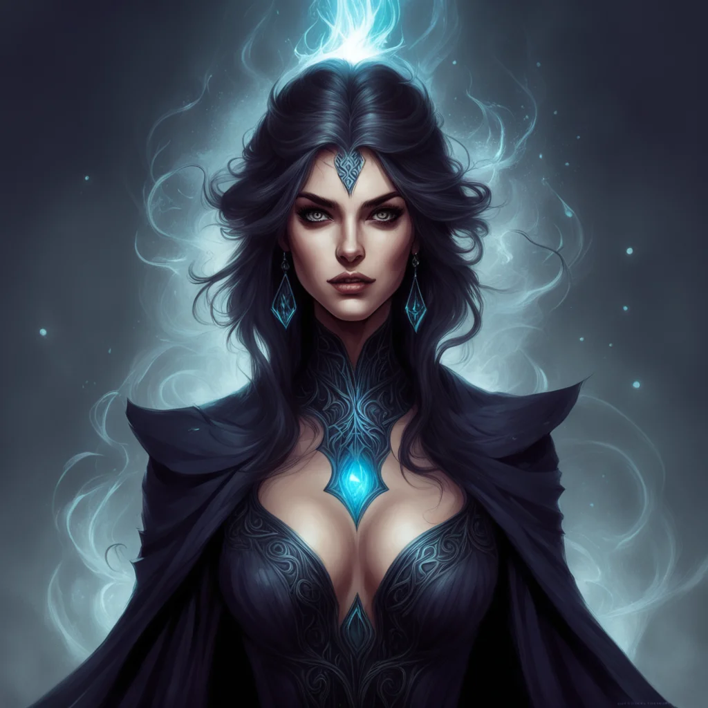 dark sorceress by scott kolins and charlie bowater illustration magical realism