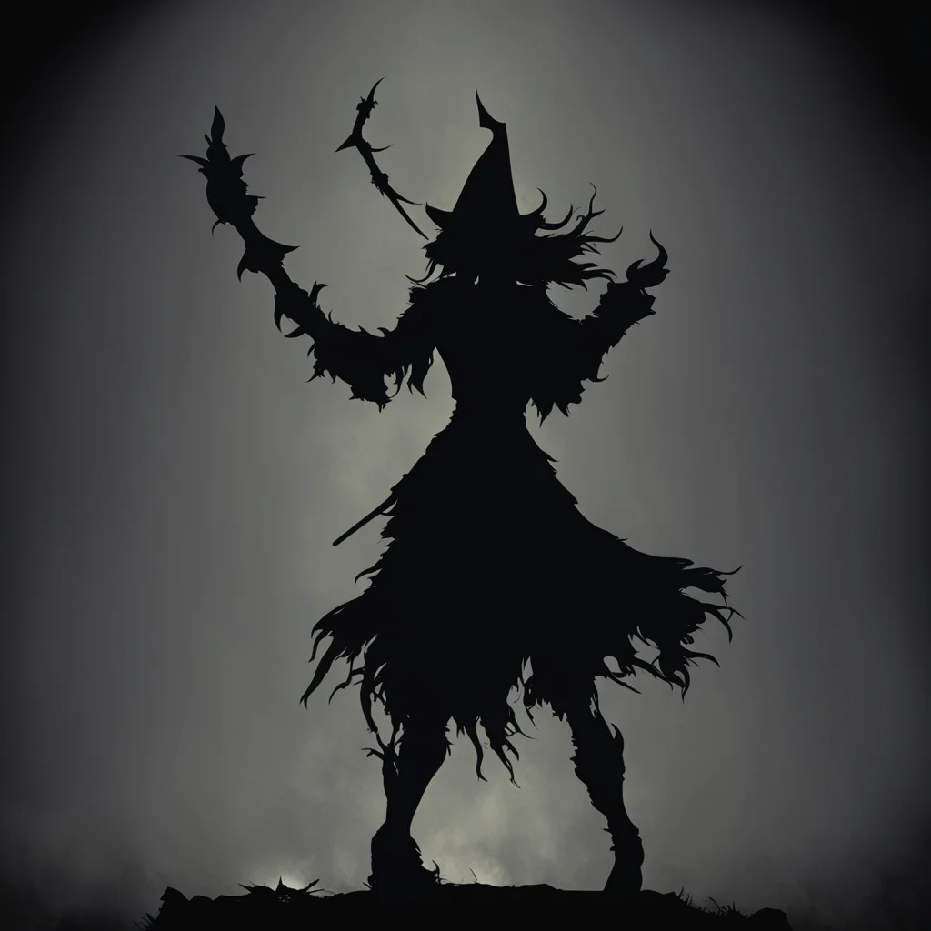 dark souls screenshot with a dancing witch silhouette
