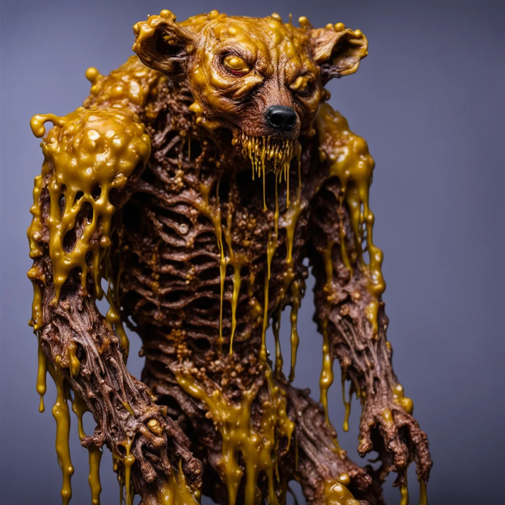 demon robot bear liquid honey dripping honeycomb zombie creature MONSTERPALOOZA