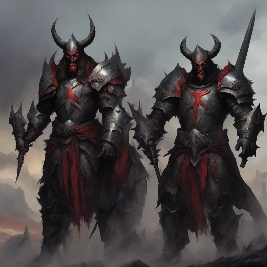 demonic crusaders without horns
