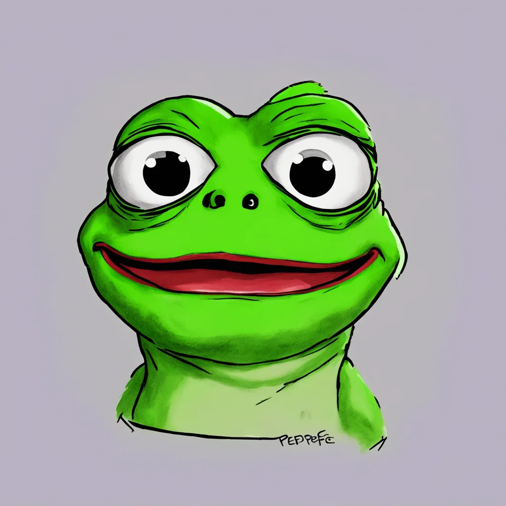 drawing of pepe the frog