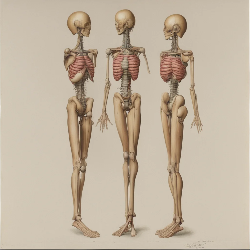 droid human body female anatomically correct realistic educational scientific illustration diagram circa 1970 ar 1117
